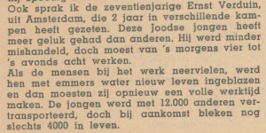 John O'Conner in gesprek met Ernst Verduin