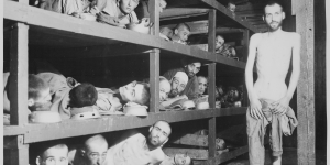 Buchenwald, 5 mei 1945.