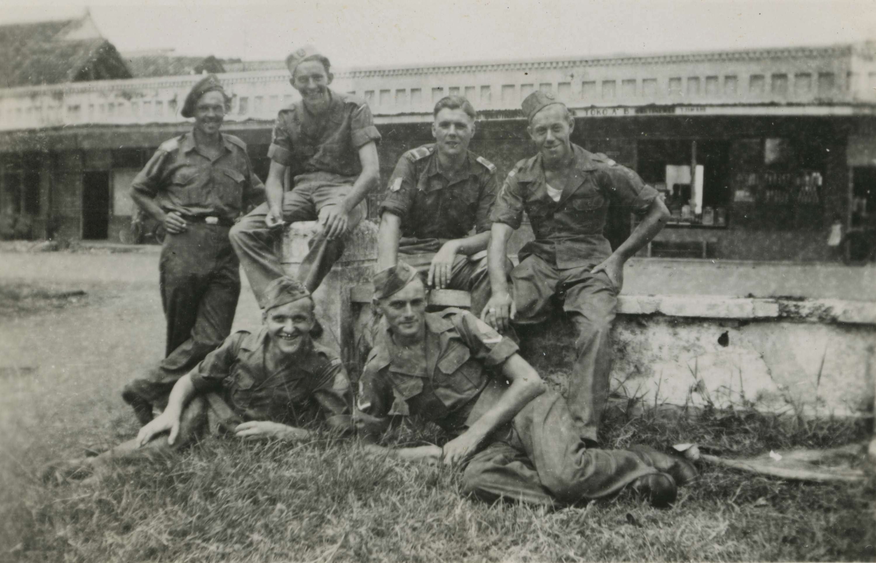 Militairen van het Bataljon Friesland in Nederlands-Indië/Indonesië.