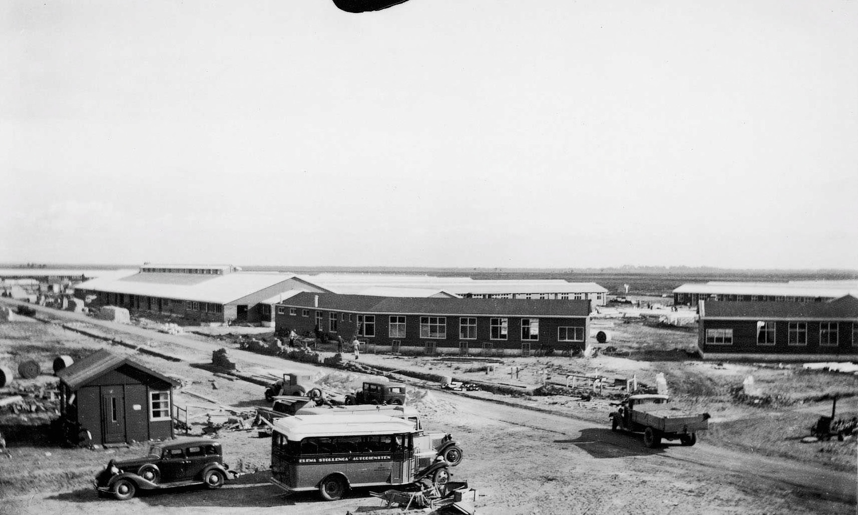 Bouw van Centraal Vluchtelingenkamp Westerbork