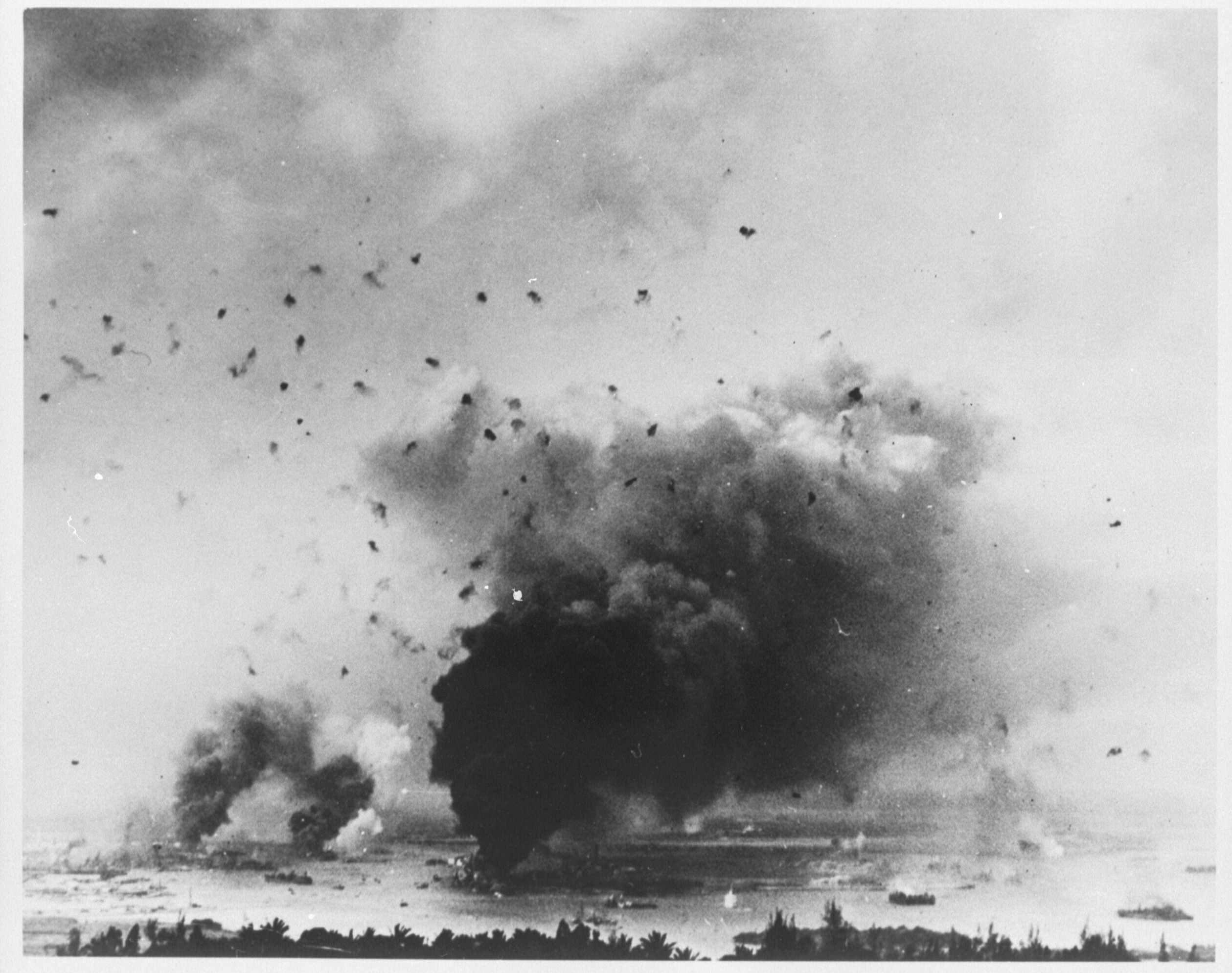 Japanse aanval op Pearl Harbor op 7 december 1941