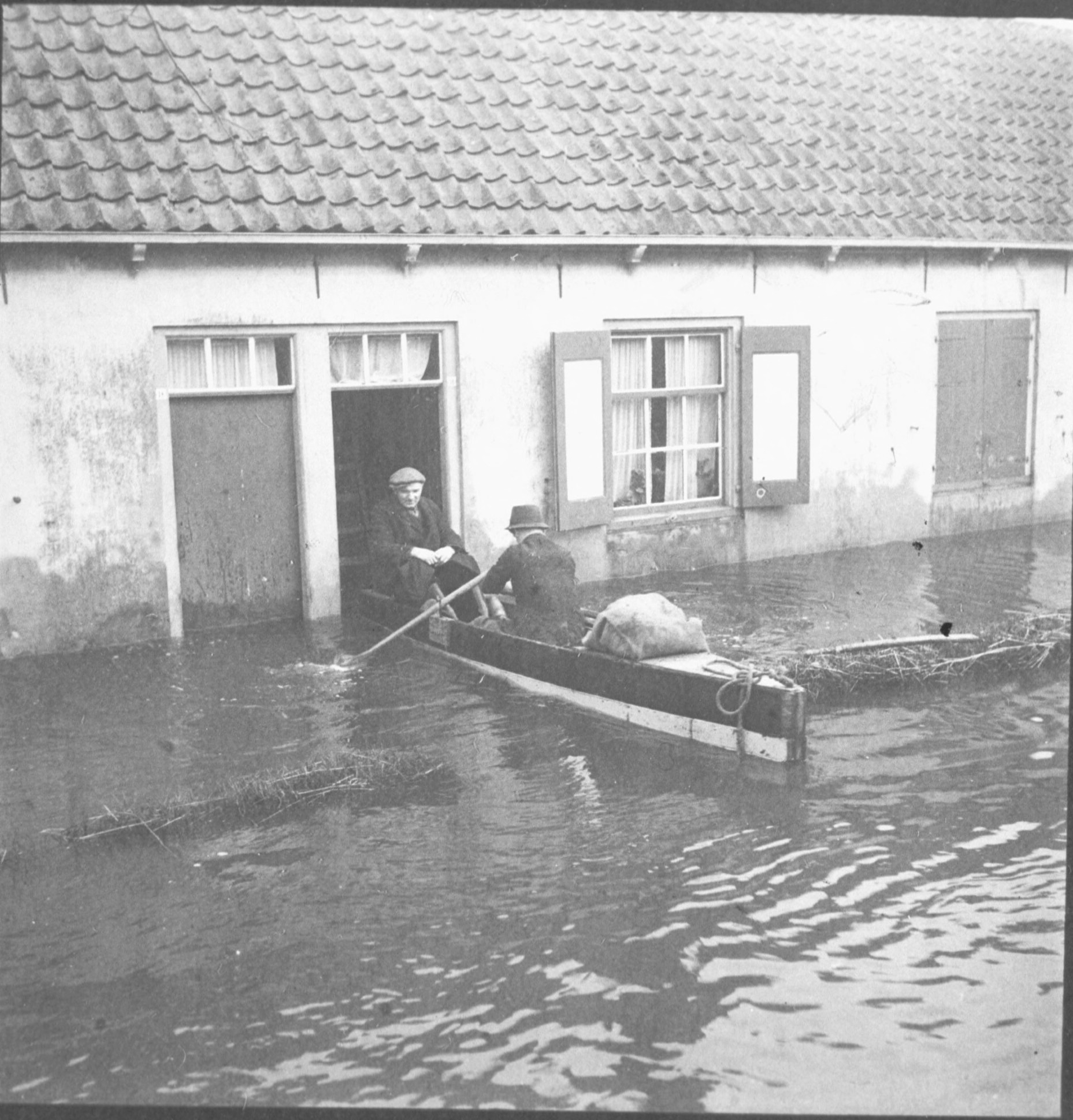 Inundatie in Oost-Kapelle