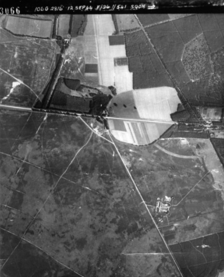 Luchtfoto van de Ginkelse Heide