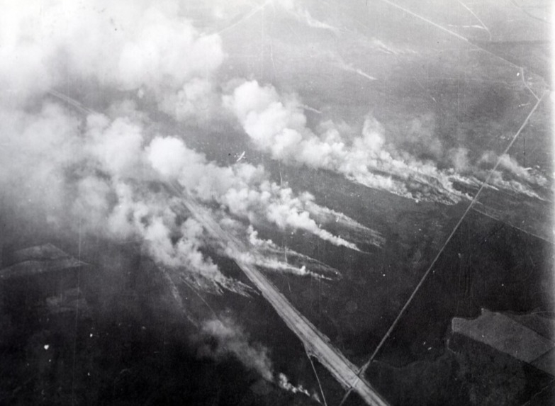 Luchtfoto van de Ginkelse Heide