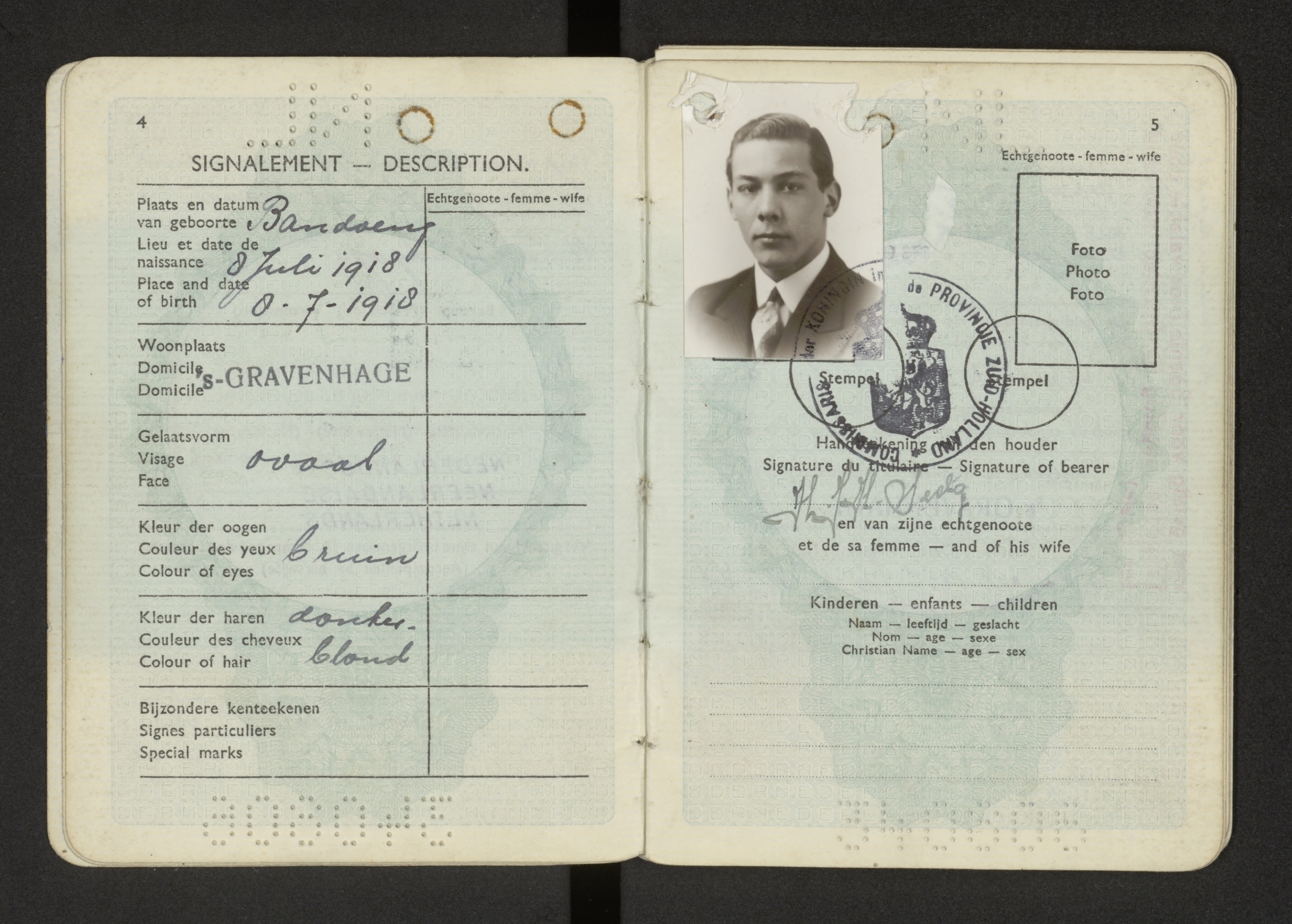 Paspoort Hugo Seelig
