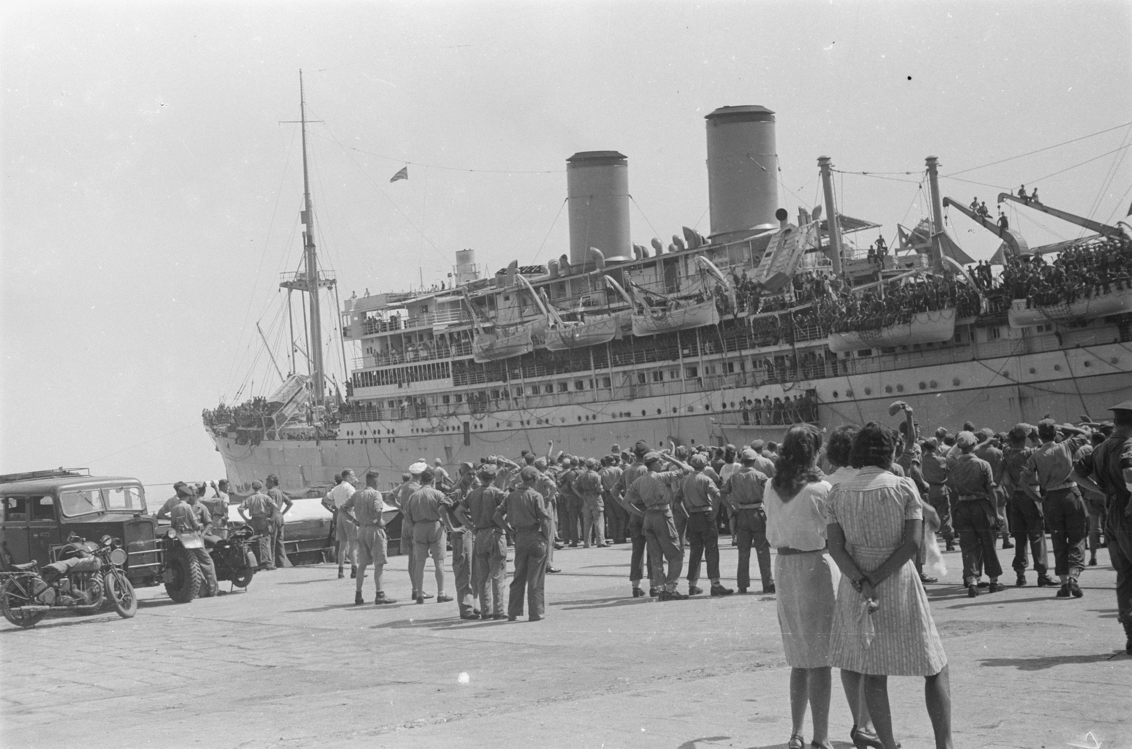 Het schip Nieuw-Holland.