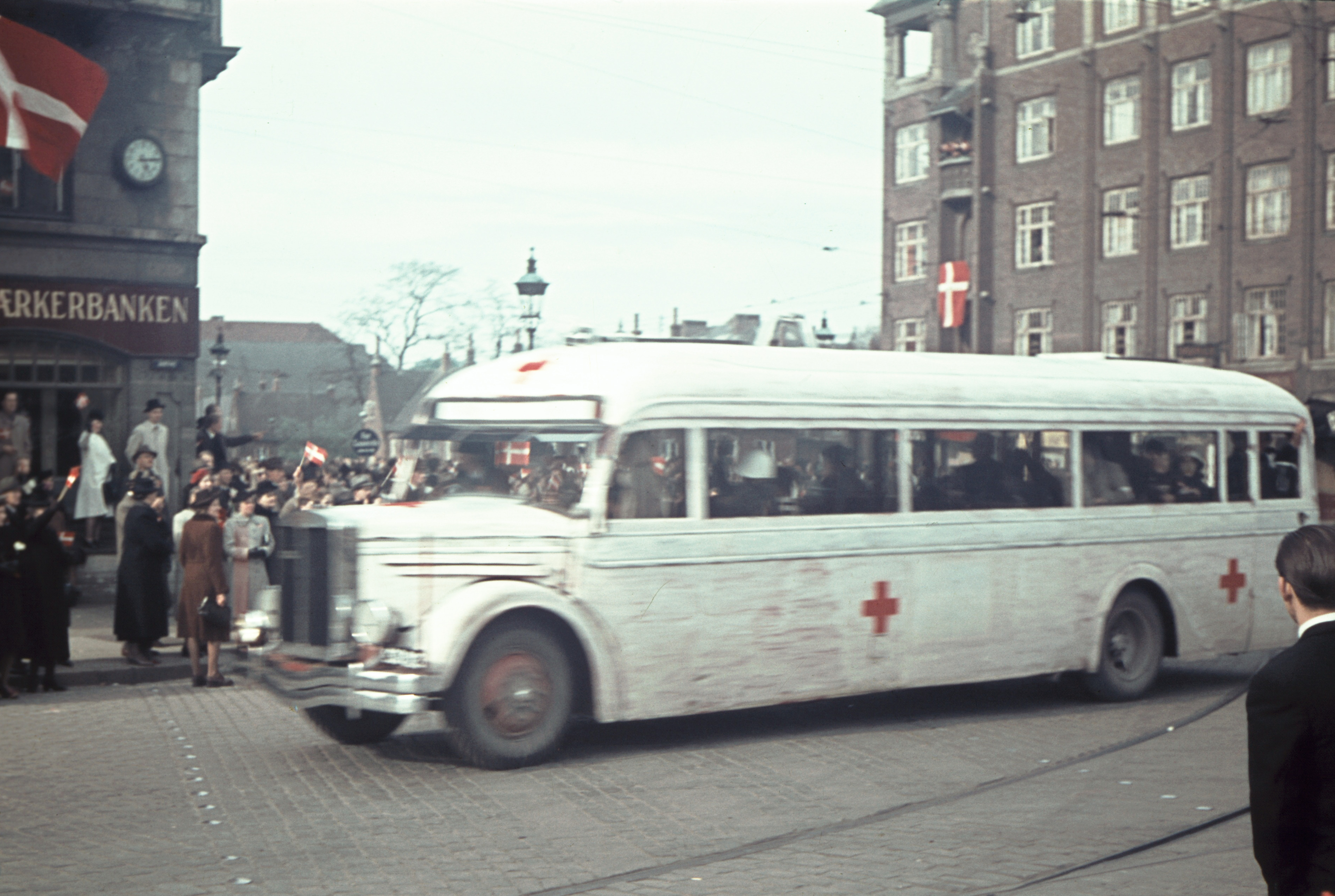 Rode Kruis Witte Bussen in Denemarken