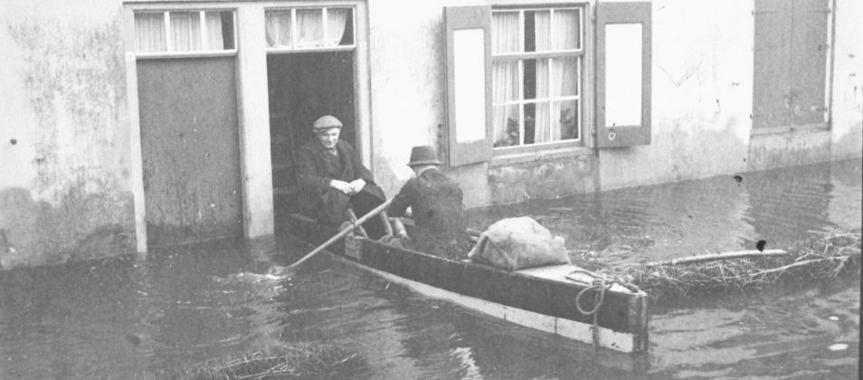 Inundatie in Oost-Kapelle